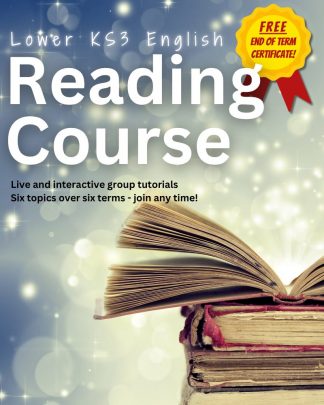 2026/27 - Lower KS3 English: Reading Course (Mondays 11:00)